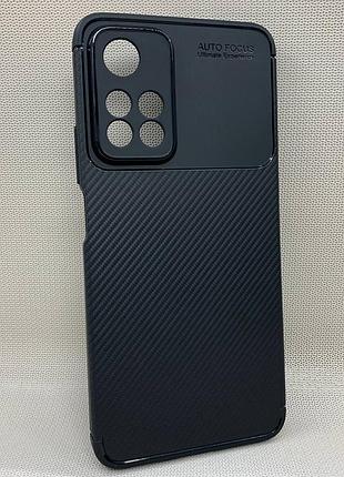 Чехол autofocus xiaomi redmi note 11 pro plus + 5g карбон черный