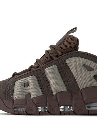 👟 кроссовки nike air more uptempo low baroque brown photon dust / наложка bs👟