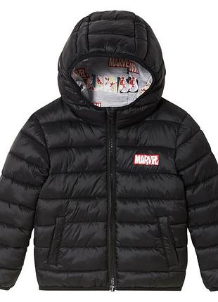 Куртка демісезонна з капюшоном для хлопчика disney spider man 474864 116 см (5-6 years) чорний