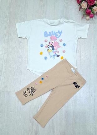 Футболка, шорты reserved, bluey, блюи, р. 110, 4-5 лет