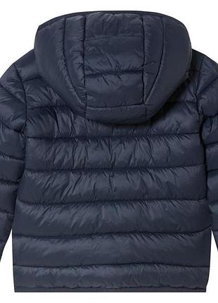 Куртка демисезонная с капюшоном для девочки disney bionic-finish® eco 474865 110 см (4-5 years) темно-синий 2