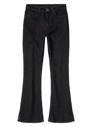 Джинсы расклешенные для девочки pepperts lycra® 424673 140 см (9-10 years) черный