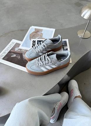 Adidas samba platform grey premium