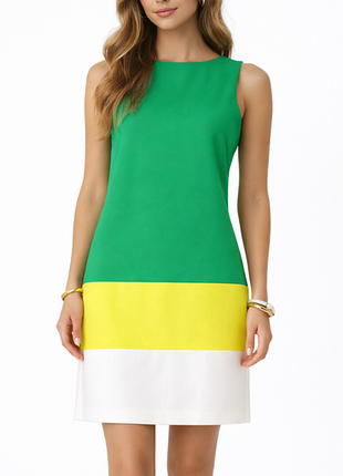 Стильна сукня міді betty barclay у стилі color block