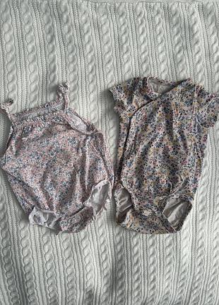 Боді h&m для дівчинки 2-4 місяці