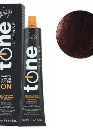 Тонирующая безамиачная крем краска для волос tone intense vitality's 5/6 красный светло-каштановый 100 мл