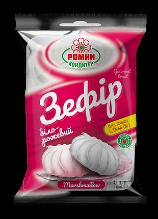 Зефір біло-рожевий 320гр ромни кондитер