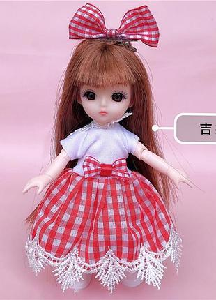 Шарнирная кукла bjd горох 16см
