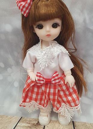 Шарнирная кукла bjd горох 16см 2