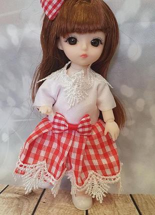 Шарнирная кукла bjd горох 16см 4