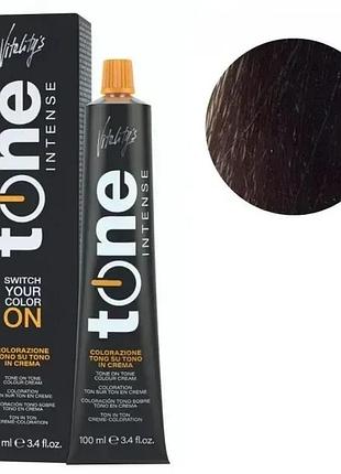 Тонирующая безамиачная крем краска для волос tone intense vitality's 6/0 темный блондин 100 мл