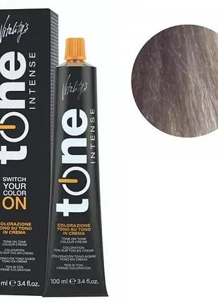 Тонировочная безамиачная крем краска для волос tone intense vitality's 10/7 жемчужный ультра блондин 100 мл