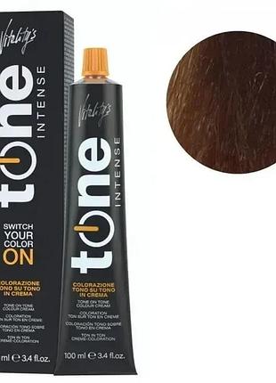 Тонирующая безамиачная крем краска для волос tone intense vitality's 7/3 золотистый блондин 100 мл