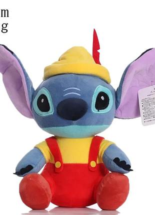 М'які іграшка стіч в образі піноккіо із мультфільму lilo&stitch, 25 см