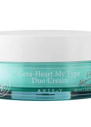 Крем для обличчя axis-y cera-heart my type duo cream 60мл