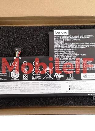 Акумулятор батарея lenovo ideapad 5 15iil05, l19c3pf4, l19c3pf5, l19m3pf6, type-a, 5005mah, 57wh, original