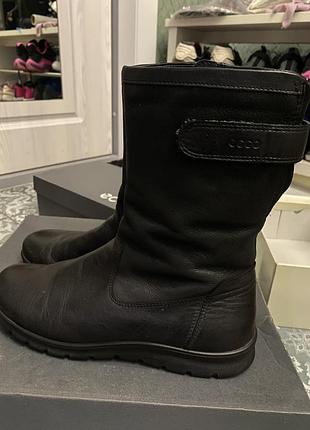 Черевики ecco, кожа 39 розмір