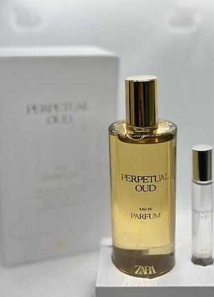 Набір парфумів zara perpetual oud 80 мл+10мл