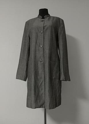 Шикарный льняной плащ