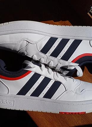 Кросівки adidas hoops 3.0  gy5427 оригінал р.43 стан ідеальний білі