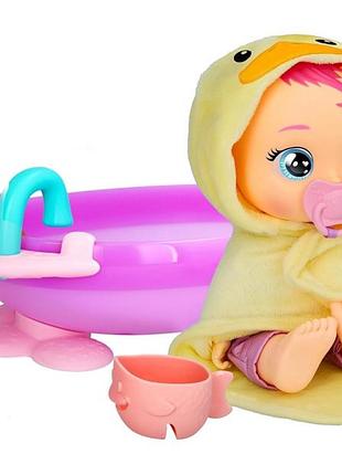 Інтерактівний пупс плакса край беби cry babies newborn my first bath zoe