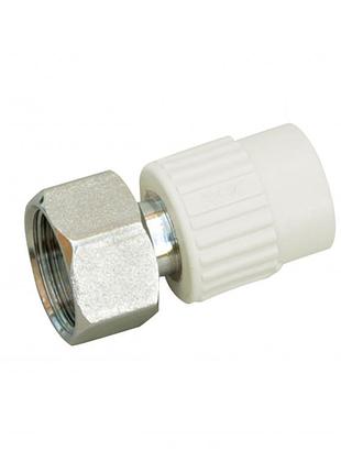 Муфта ppr с накидной гайкой blue ocean 20х1/2" вр с латунным штоком