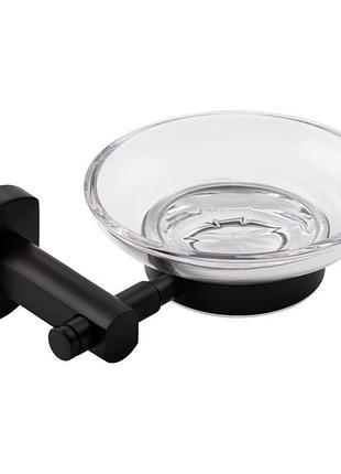 Мыльница qtap liberty настенная qtlibblm1159 black