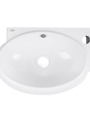 Раковина qtap leo 430x290x140 white qt11115011rwn