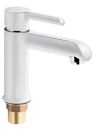 Змішувач для раковини qtap grand qtgrawcr001f white
