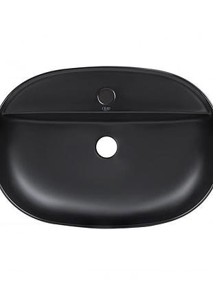 Раковина-чаша qtap scorpio 610x400x120 matt black qt142203mbmbn