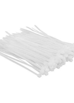 Стяжка top tools белая, 2.5x100 мм, пластик, 100 шт. (44e950)