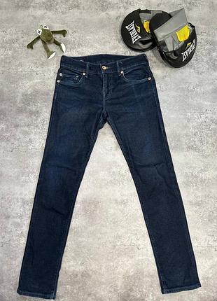 True religion rocco relaxed skinny jeans (темно-сині)