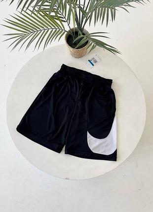 Шорти чоловічі nike swoosh dri fit чорного кольору