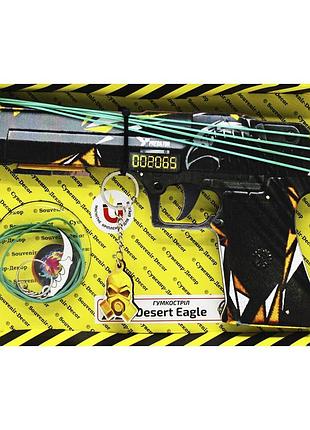 Деревянный пистолет desert eagle стреляет резинками игрушечный desert eagle из дерева сувенир
