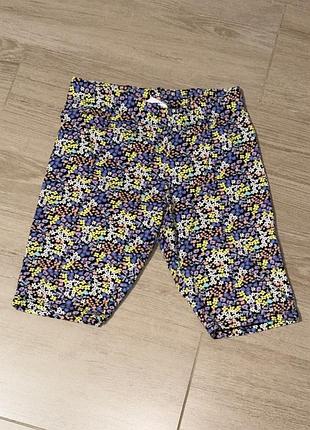 Шорты велосипедки m&amp;s цветочные (на 13–14 лет)