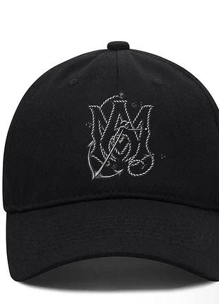 Кепка amiri logo черная унисекс амири на лето