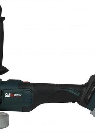 Шлифмашина угловая аккумуляторная бесщёточная gm gut mechanic ø125mm m14 20v 4000–8500 об/мин (без акб и зарядного устройства) ag1