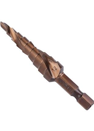 Сверло ступенчатое кобальтовое 4-12 мм rapide step drill