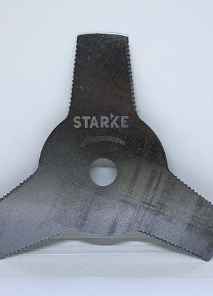 Диск starke 8132 255mm*25.4*3t хром (широкий) для садового тримера (бензокоси) без твердосплавих нап