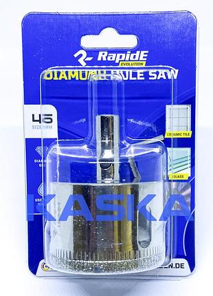 Коронка по плитці та склу 45mm rapide tile/glass з направляючим свердлом