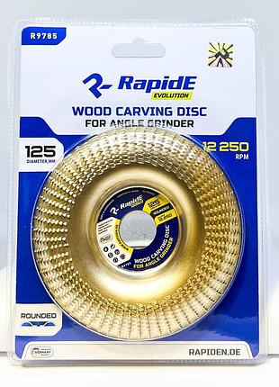 Диск шліфувальний по дереву rapide 125mm r9785 закруглений