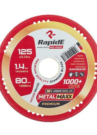 Алмазный диск rapide 115x22.2 metalmaxx rapide по металлу