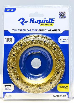 Шліфувальний альфа-диск rapide 125mm r9783 (закруглений,дрібна фракція)