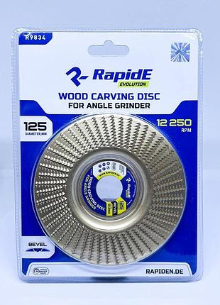 Диск шліфувальний по дереву rapide 125mm r9834 косий