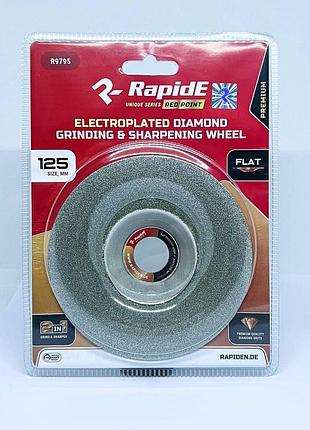 Алмазна шліфувальна гальванічна чашка rapide red point 2в1 125mm r9795