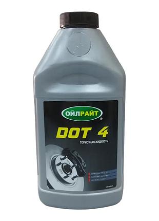 Гальмівна рідина dot4 390г oilright