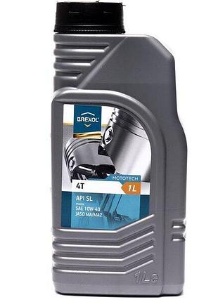 Масло моторне mototech power 4t 10w40 1л brexol