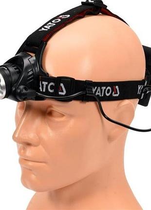 Фонарь налобный yato