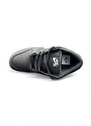 Nike sb dunk low black white 2