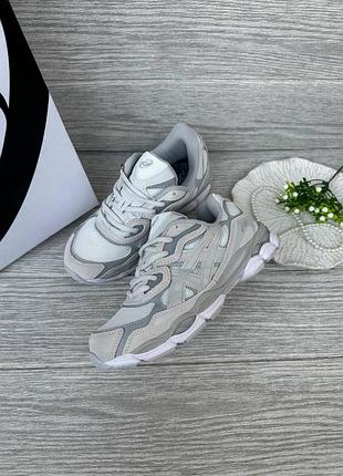 Asics nyc grey white 2